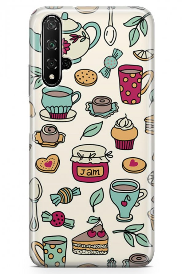 Huawei Nova 5t Kılıf Tea Time Serisi Ayla - 2