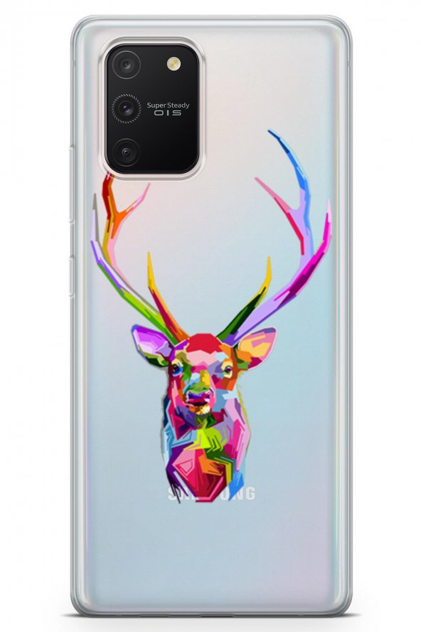 Samsung Galaxy S10 Lite Kılıf Şeffaf Wild Life Serisi Ariella - 2
