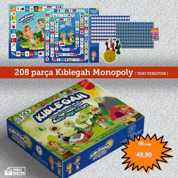 Kıblegah Temel Dini Bilgiler Aile Oyunu 208 Parça Yeni Versiyon - 2