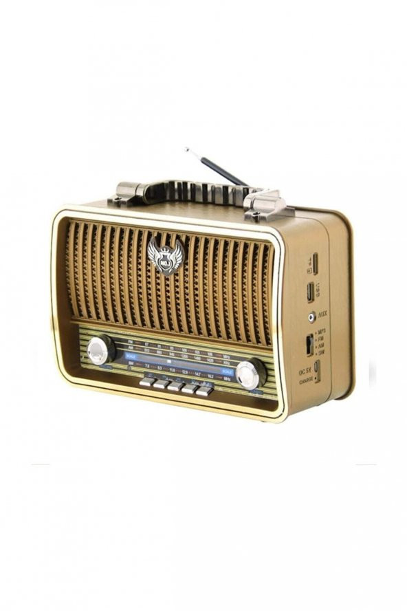 Mobitell Bluetoothlu Kemai MD-1909 Dekoratif ve Nostaljik Radyo