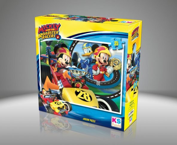 Ks Games Mickey Mouse 35 Parça Çocuk Puzzle