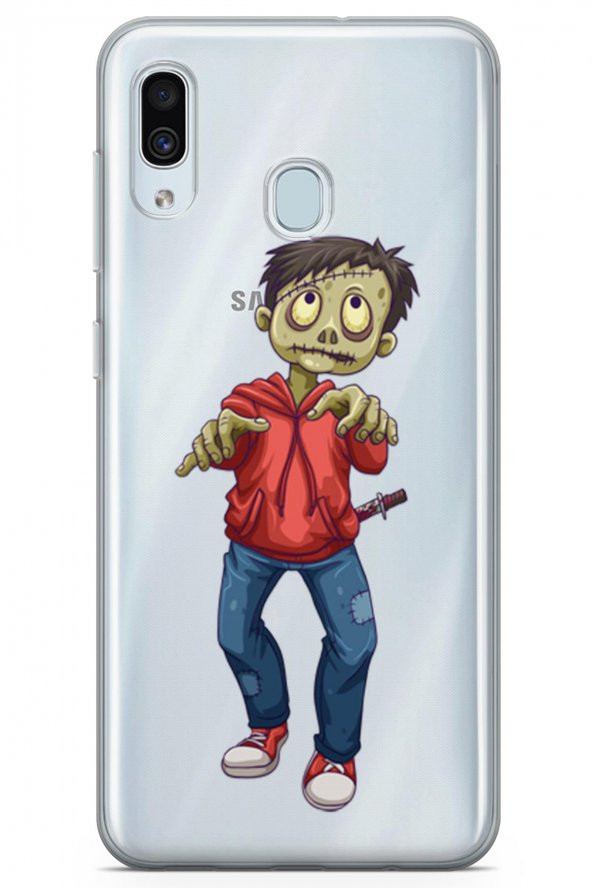 Samsung Galaxy A20 Kılıf Zombie Serisi Carolina - 2