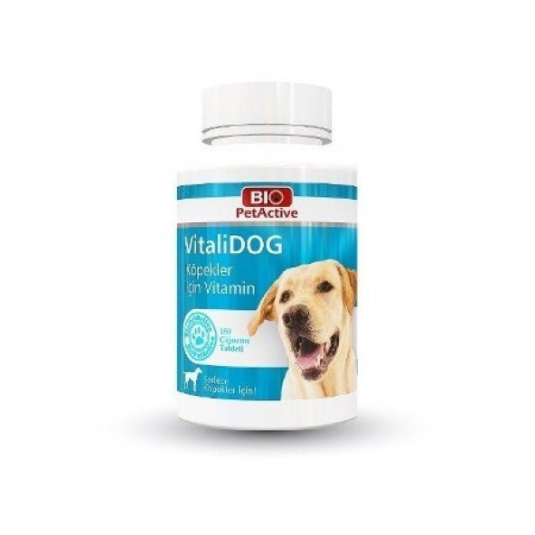 Bio Pet Active Vitalidog Köpekler İçin Multivitamin 75 Gr 150 Tablet
