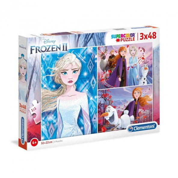 Clementoni 25240 Frozen 2 3x38 Parça Çocuk Puzzle