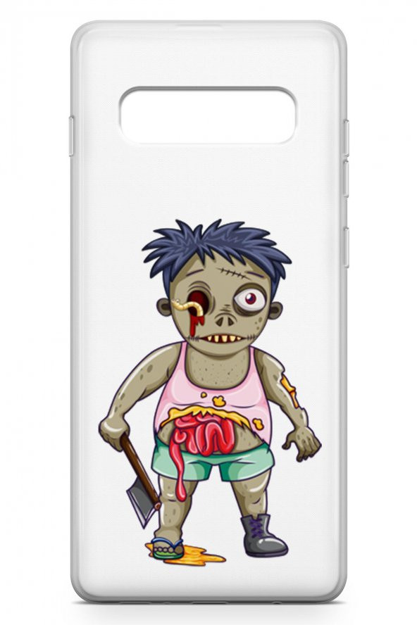 Samsung Galaxy S10 Kılıf Zombie Serisi Alani - 3