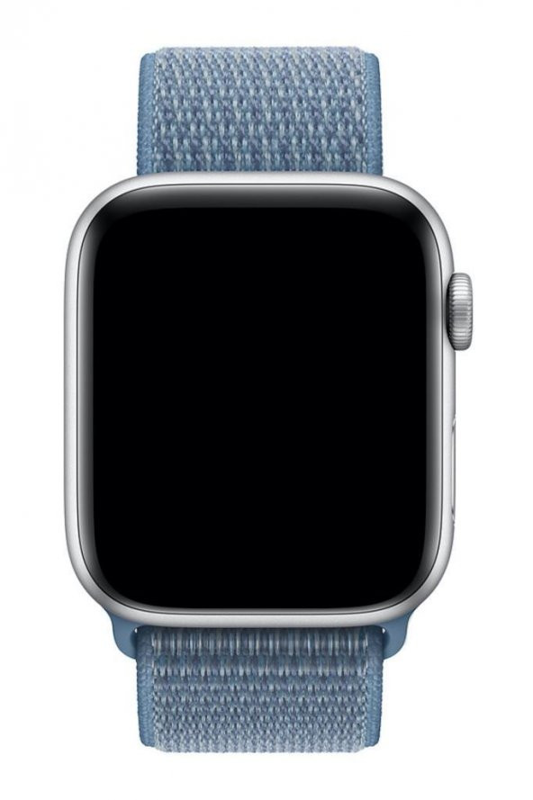 Apple Watch Uyumlu Kordon Spor Loop 42 mm Kayış Pastel Mavi - 2