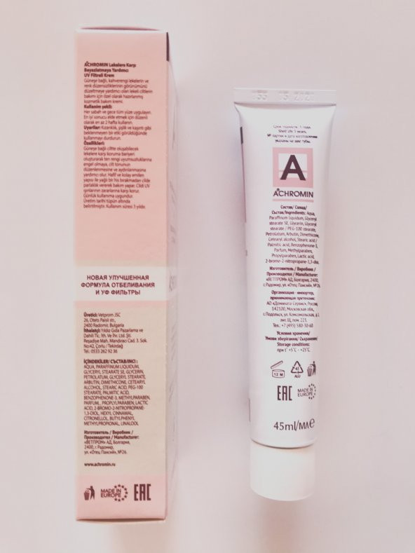 Achromin Leke Giderici Krem 45 ml - 2