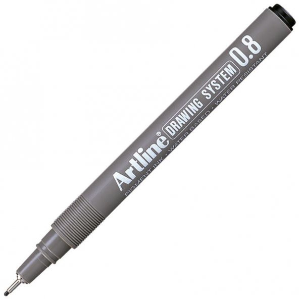 ARTLINE CIZIM KALEMI 08mm SIYAH 1 LI BLS.(238) - 2