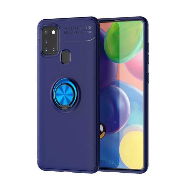 Samsung Galaxy M31 Stantlı Manyetik Kamera Korumalı Kılıf - 7