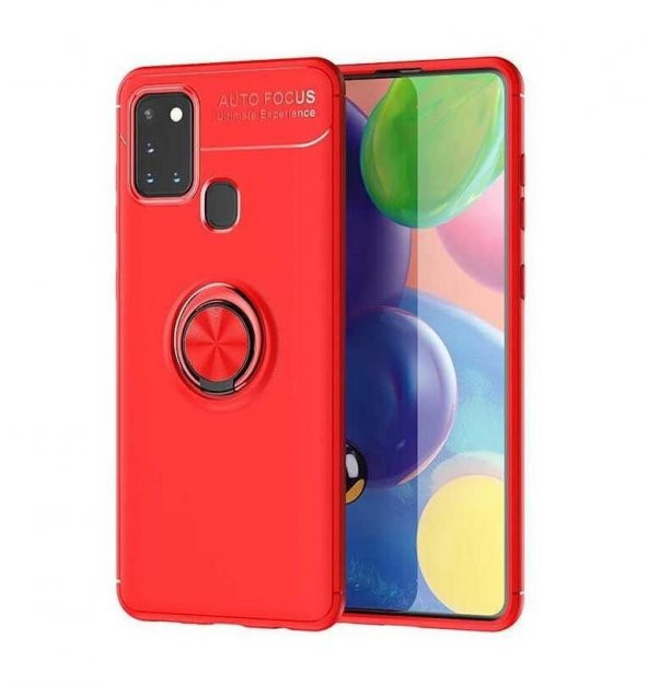 Samsung Galaxy M31 Stantlı Manyetik Kamera Korumalı Kılıf - 10