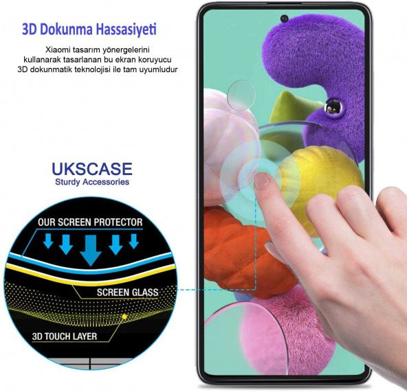 Xiaomi Mi 9T Tam Kaplayan Ekran Koruyucu 5D Nano Glass - 2