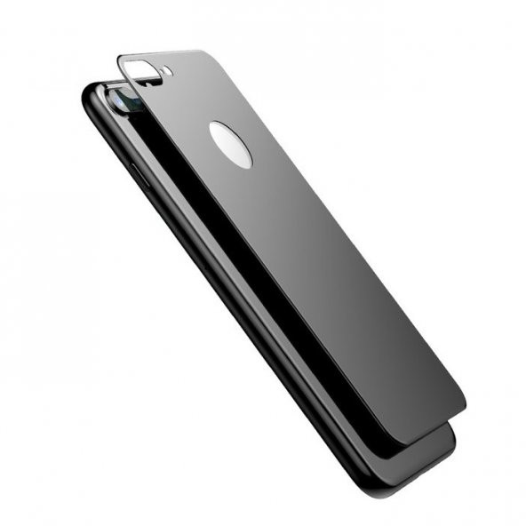 iPhone 8 Plus Arka Cam Koruyucu Kavisli Temperli 9H 3D