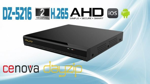 CENOVA DAYZİP DZ-5216 16 Kanal AHD Kayıt Cihazı