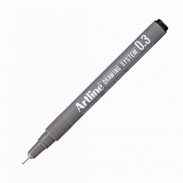 ARTLINE CIZIM KALEMI 03mm SIYAH 1 LI BLS.(233) - 2
