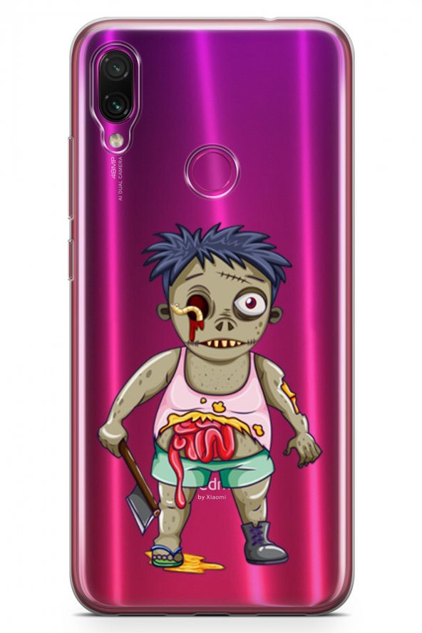 Xiaomi Redmi Note 7 Pro Kılıf Zombie Serisi Alani