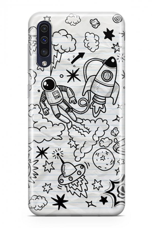 Samsung Galaxy A50 Kılıf Space Serisi Leila - 1