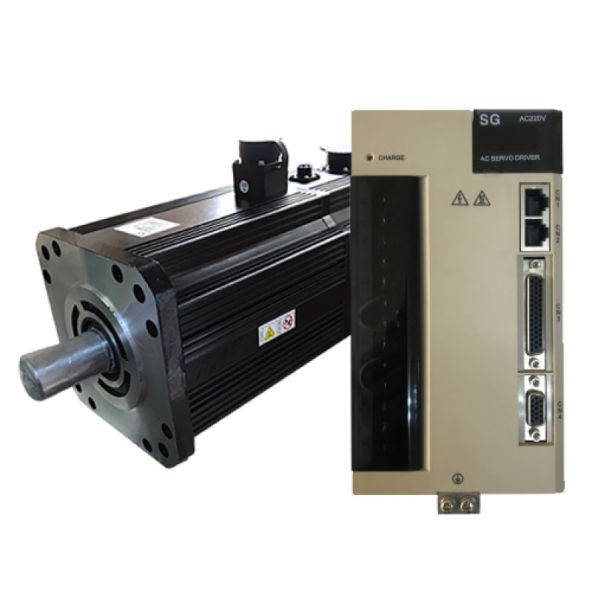 Frenli Servo Motor 5.50 kW - SG-AS75BF | 35 Nm tork |1500 devir| servo motor sürücü