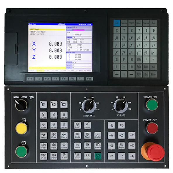 3 Eksen Freze CNC Kontrol Ünitesi