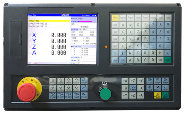 4 Eksen Freze CNC Kontrol Paneli