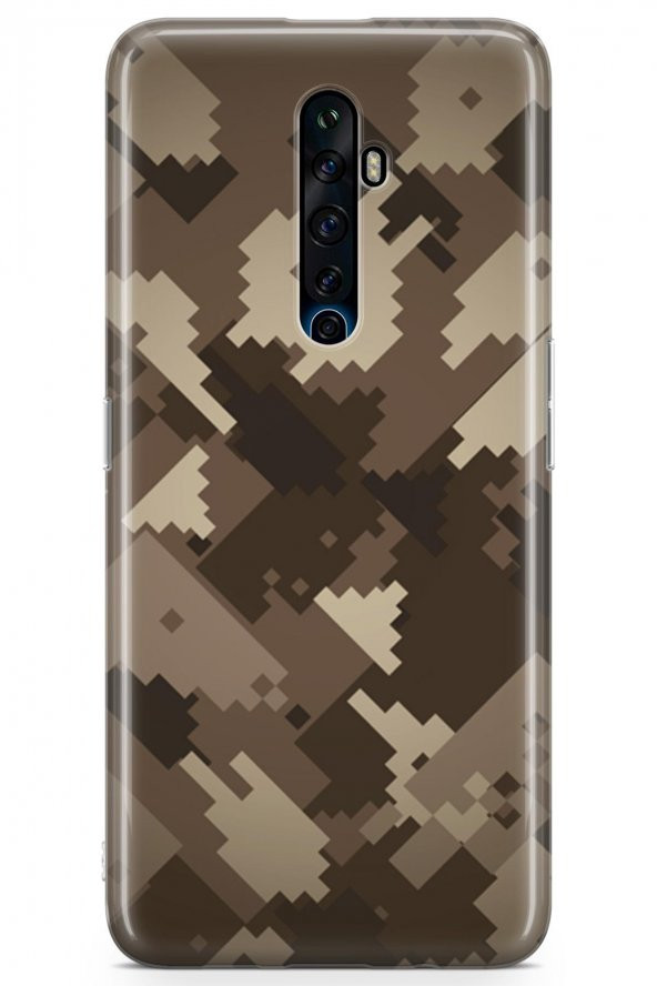 Oppo Reno 2z 2019 Kılıf Kamuflaj Serisi Lillian - 2