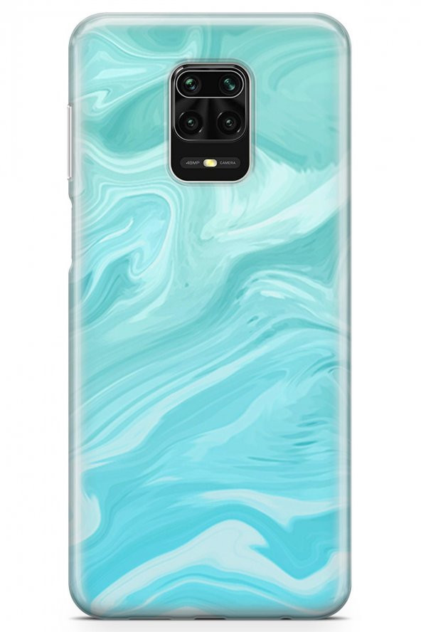 Xiaomi Redmi Note 9 Pro Kılıf Sweet Dreams Serisi Turkuaz - 2