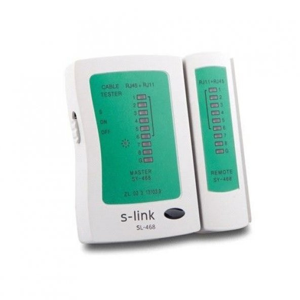 S-LINK SL-468 RJ45,RJ11 LÜKS KABLO TEST CİHAZI