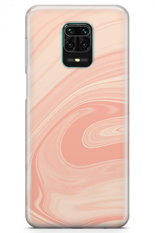 Xiaomi Redmi Note 9S Kılıf Sweet Dreams Serisi Somon