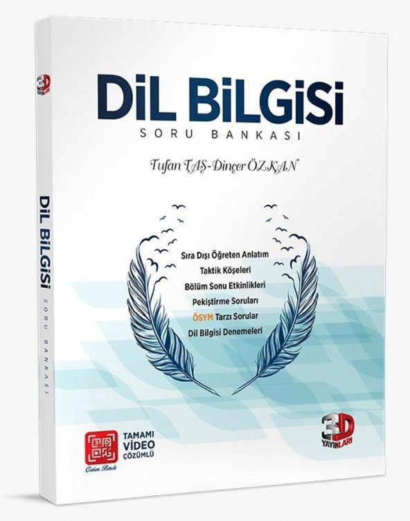 3D Yayınları Tyt Ayt Dil Bilgisi Soru Bankası 2023 - 2