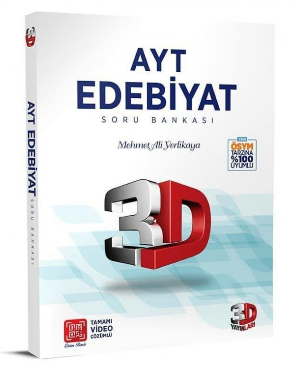 3D Yayınları Ayt Edebiyat Soru Bankası 2023