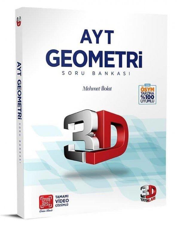 3D Yayınları Ayt Geometri Soru Bankası 2023