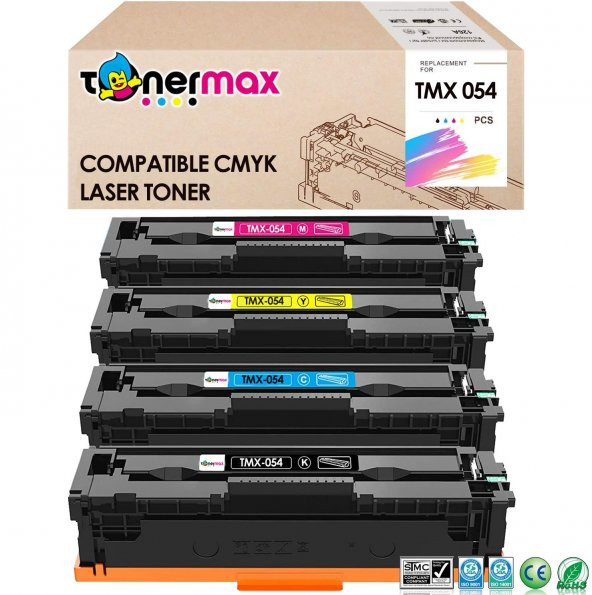 Canon LBP-621Cw Muadil Toner Set CMYK / Canon CRG-54