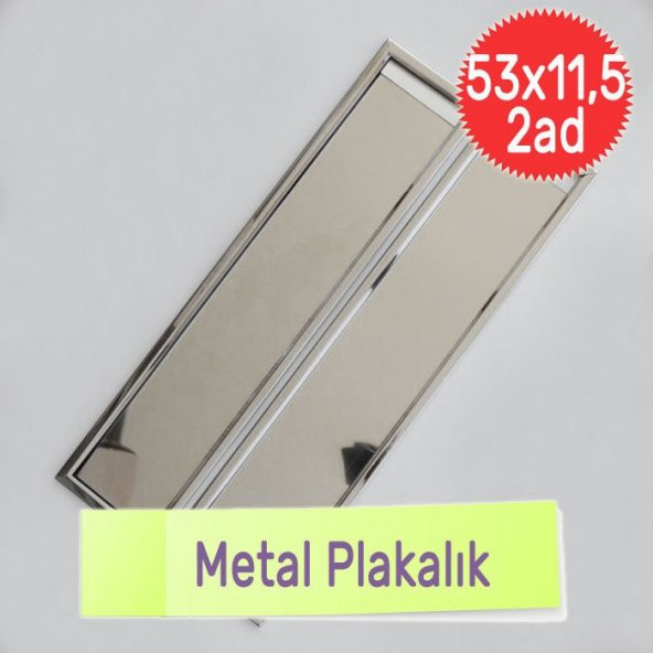 Metal Krom Nikelaj Plakalık Altlığı Paslanmaz Çerçeve Koruyucu