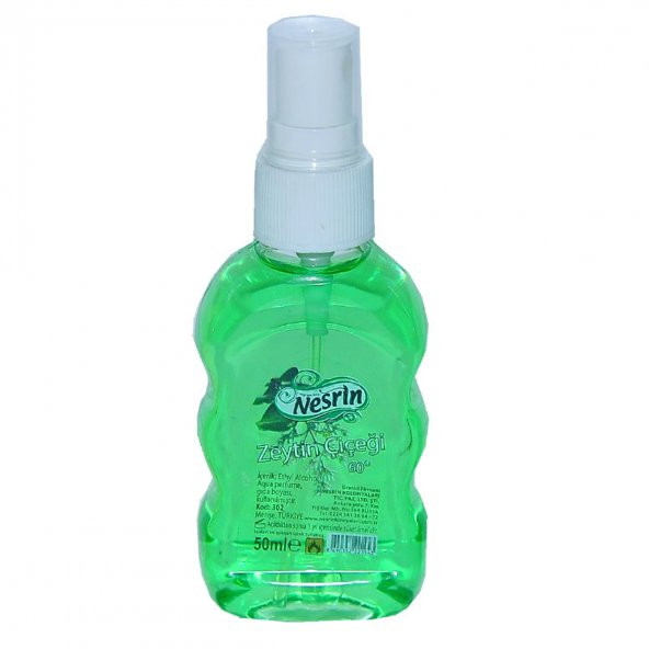 Nesrin Zeytin Çiçeği Kolonyası 60 Derece Pet Şişe Sprey 50 ML