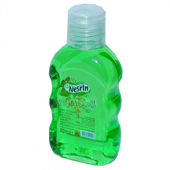 Zeytin Çiçeği Kolonyası 60 Derece Pet Şişe 50 ML - 6