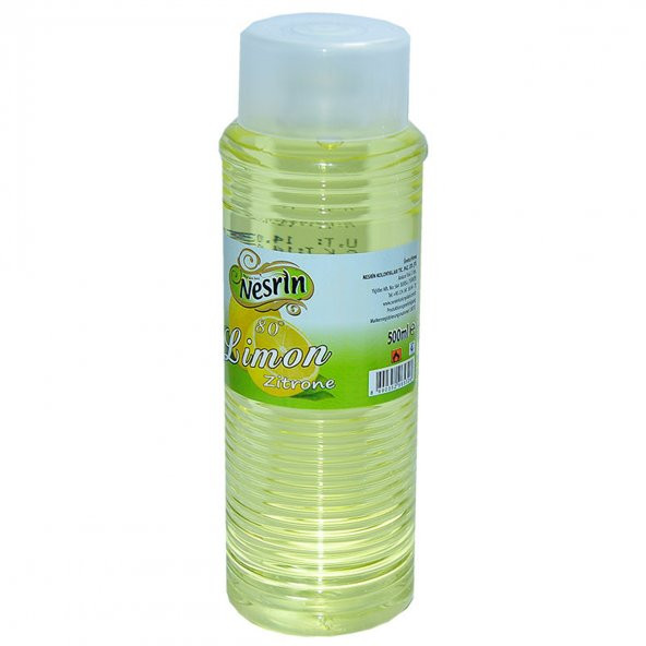 Nesrin Limon Kolonyası 80 Derece Pet Şişe 500 ML - 3