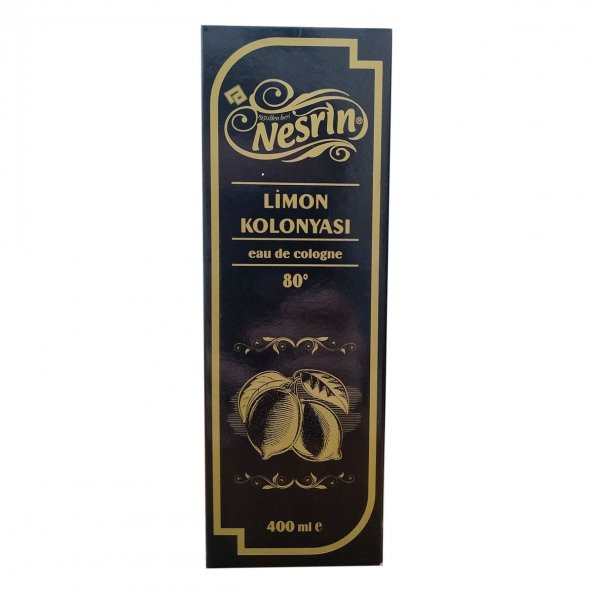 Nesrin Limon Kolonyası 80 Derece Pet Şişe Kutulu 400 ML -  Eau De Cologne - 3