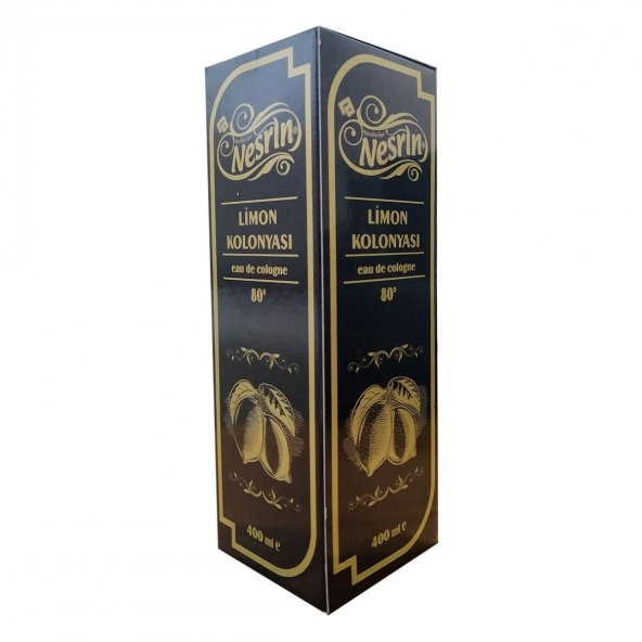 Nesrin Limon Kolonyası 80 Derece Pet Şişe Kutulu 400 ML -  Eau De Cologne - 4