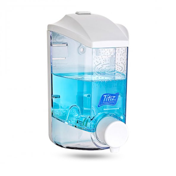 Titiz Damla Sıvı Sabun ve Şampuan Makinesi Sabunluk 1000ml TP-293