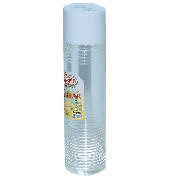 Zambak Kolonyası Beyaz 60 Derece Pet Şişe 160 ML - 6