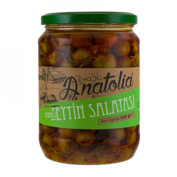 Kekikli Zeytin Salatası 650 Gr Ekol Anatolia