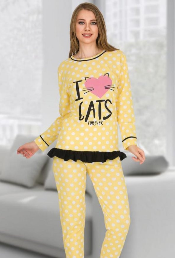 Bayan Pijama Takımı 02355