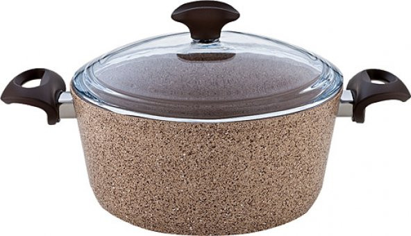 Falez Creamy 20 cm Granit Derin Tencere