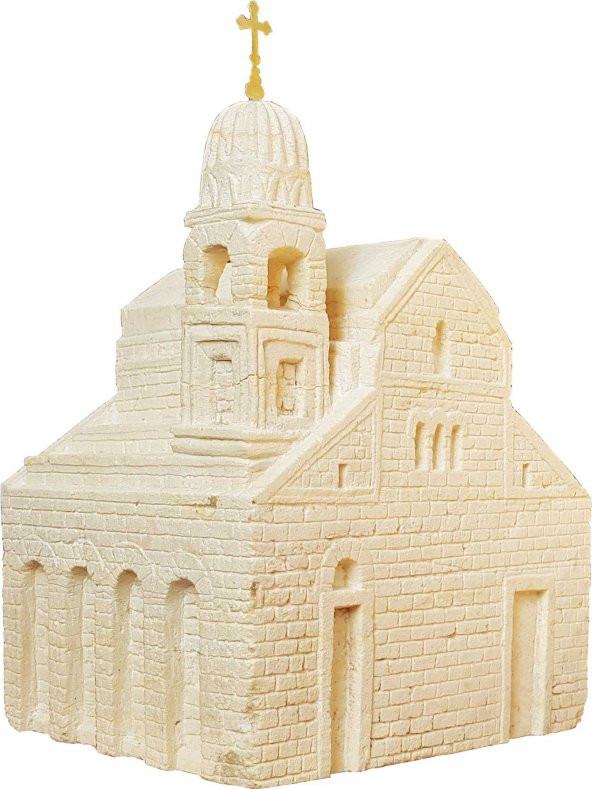 Taş Oyma Mor Yakup (Salah) Kilisesi Minyatürü