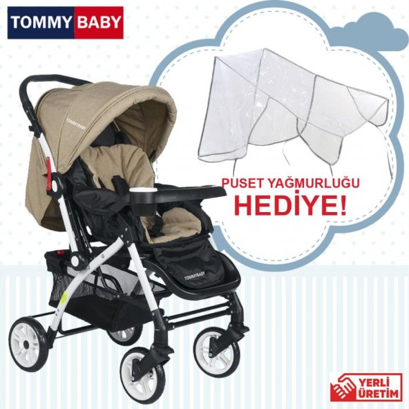 Tommybaby Eagle Alüminyum Lüx Çift Yön Bebek Arabası - 8