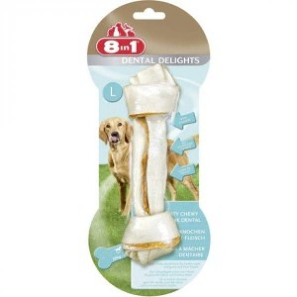 8in1 Delights Pro Dental Tavuklu Köpek Ödülü 85 Gr L