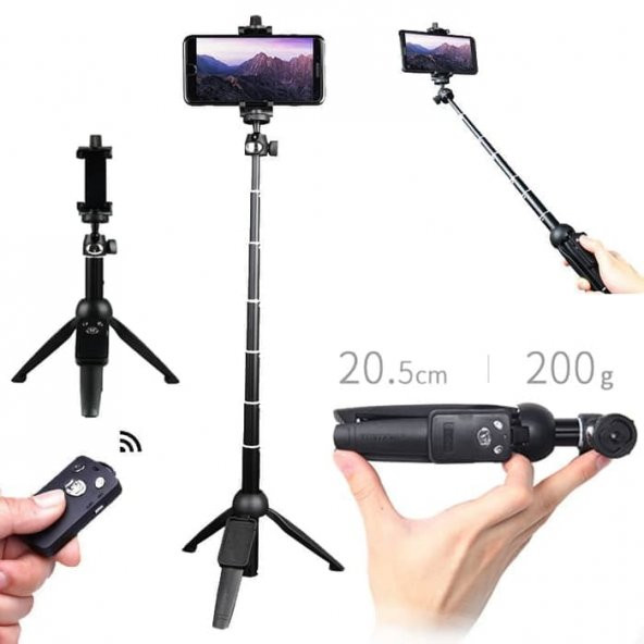 Yunteng YT-9928 Selfie Kumandalı Tripod - 2