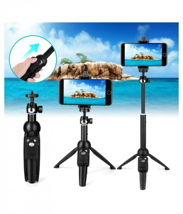 Yunteng YT-9928 Selfie Kumandalı Tripod - 4