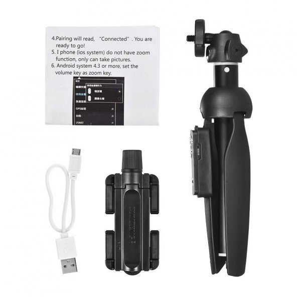 Yunteng YT-9928 Selfie Kumandalı Tripod - 7