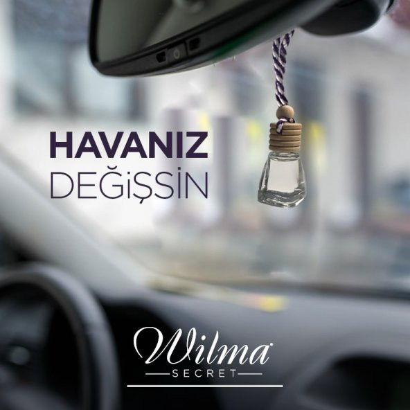 Wilma Secret 8 ml Askılı Oto Parfümü Mango-Fresh-Kavun - 3 Adet - 4