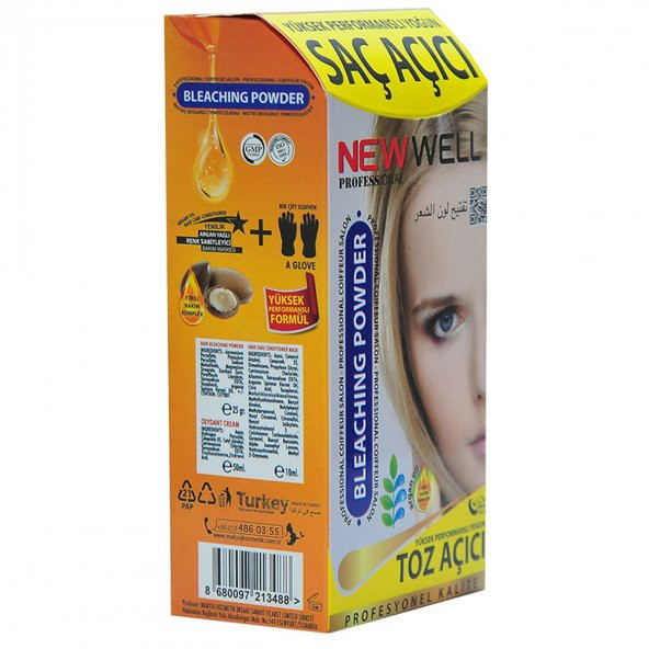 New Well Saç Açıcı Toz - Saç Renk Açıcı 50ML - 3